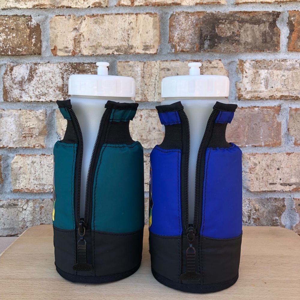 Igloo Set 2 New Vintage Insulated Retro Reusable Water Bottle Shoulder Strap‎ - Picture 10 of 12